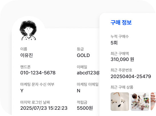 회원 정보 활용